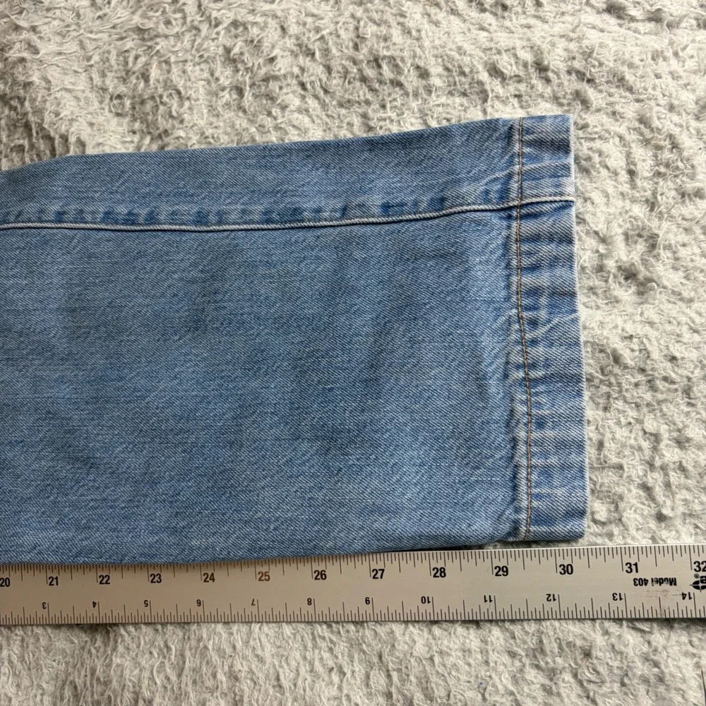 American Eagle Highest Rise 90s Boyfriend Carpenter Jeans Light Wash Blue Size 6